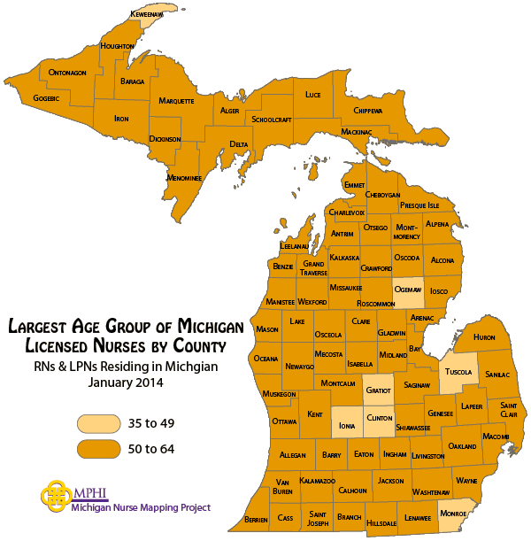 largest age group map